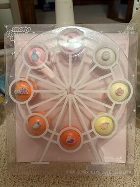 More Than Magic Pink Ferris Wheel Bath Bombs - Orange, Yellow, Cream, Pink